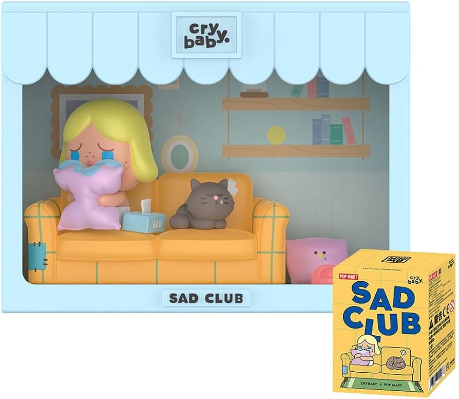 POP MART SAD CLUB フィギュアセット CRYBABY Sad Club Series Scene Sets | Blind Box - POP MART